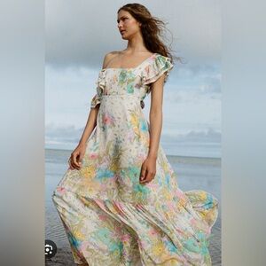 Spell Lei Lei Frill Gown -size Small